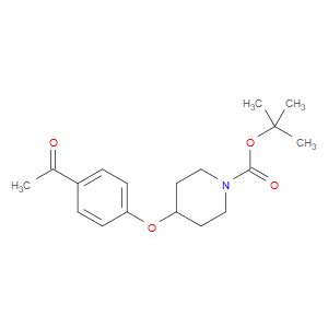 1,1-Dimethylethyl 4-(4-acetylphenoxy)-1-piperidinecarboxylate
