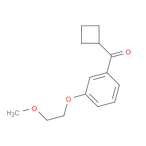 cyclobutyl(3-(2-methoxyethoxy)phenyl)methanone