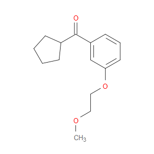 cyclopentyl(3-(2-methoxyethoxy)phenyl)methanone