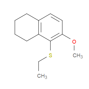 ethyl(2-methoxy-5,6,7,8-tetrahydronaphthalen-1-yl)sulfane