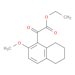 ethyl 2-(2-methoxy-5,6,7,8-tetrahydronaphthalen-1-yl)-2-oxoacetate