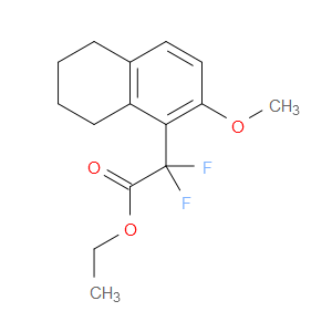 ethyl 2,2-difluoro-2-(2-methoxy-5,6,7,8-tetrahydronaphthalen-1-yl)acetate