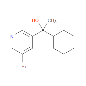 5-Bromo-α-cyclohexyl-α-methyl-3-pyridinemethanol