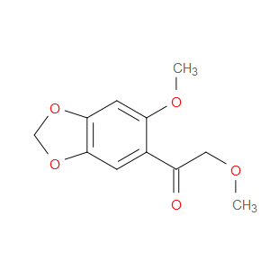 Ethanone, 2-methoxy-1-(6-methoxy-1,3-benzodioxol-5-yl)-
