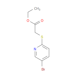 ethyl 2-((5-bromopyridin-2-yl)thio)acetate