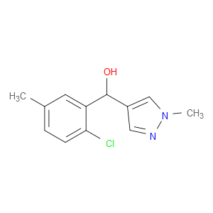 α-(2-Chloro-5-methylphenyl)-1-methyl-1H-pyrazole-4-methanol