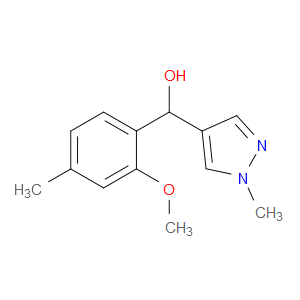 α-(2-Methoxy-4-methylphenyl)-1-methyl-1H-pyrazole-4-methanol