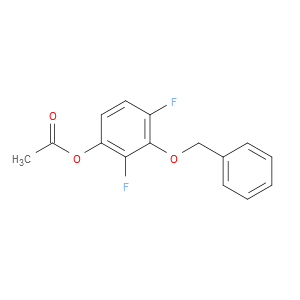 Phenol, 2,4-difluoro-3-(phenylmethoxy)-, 1-acetate
