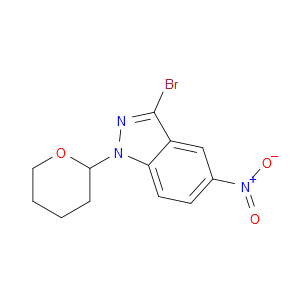 3-bromo-5-nitro-1-(tetrahydro-2H-pyran-2-yl)-1H-indazole