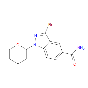 3-Bromo-1-(tetrahydro-2H-pyran-2-yl)-1H-indazole-5-carboxamide