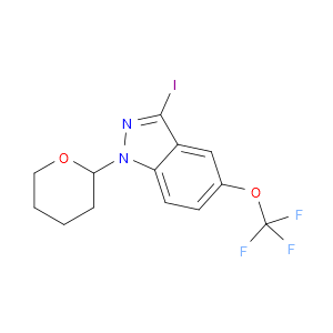 1H-Indazole, 3-iodo-1-(tetrahydro-2H-pyran-2-yl)-5-(trifluoromethoxy)-