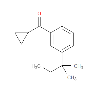cyclopropyl(3-(tert-pentyl)phenyl)methanone
