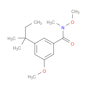 N,3-dimethoxy-N-methyl-5-(tert-pentyl)benzamide