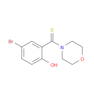 (5-Bromo-2-hydroxyphenyl)-4-morpholinylmethanethione