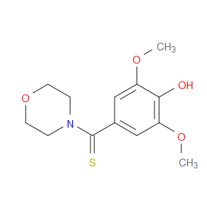 Methanethione, (4-hydroxy-3,5-dimethoxyphenyl)-4-morpholinyl-