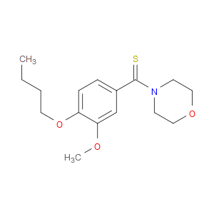 Methanethione, (4-butoxy-3-methoxyphenyl)-4-morpholinyl-