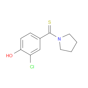 (3-Chloro-4-hydroxyphenyl)-1-pyrrolidinylmethanethione