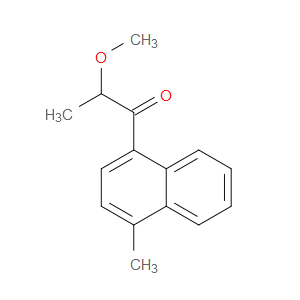 2-Methoxy-1-(4-methyl-1-naphthalenyl)-1-propanone