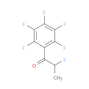 1-Propanone, 2-fluoro-1-(2,3,4,5,6-pentafluorophenyl)-