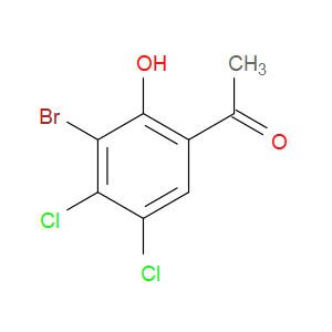 1-(3-bromo-4,5-dichloro-2-hydroxyphenyl)ethanone