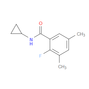 N-cyclopropyl-2-fluoro-3,5-dimethylbenzamide