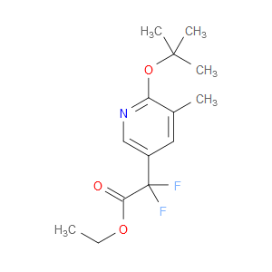 ethyl 2-(6-(tert-butoxy)-5-methylpyridin-3-yl)-2,2-difluoroacetate