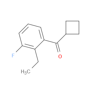 cyclobutyl(2-ethyl-3-fluorophenyl)methanone