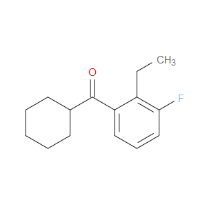 cyclohexyl(2-ethyl-3-fluorophenyl)methanone