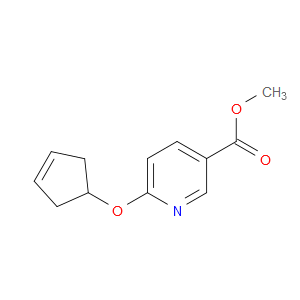methyl 6-(cyclopent-3-en-1-yloxy)nicotinate