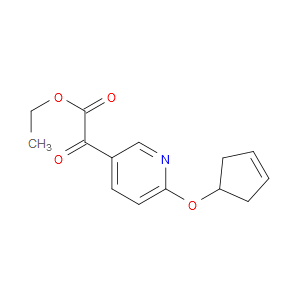 ethyl 2-(6-(cyclopent-3-en-1-yloxy)pyridin-3-yl)-2-oxoacetate