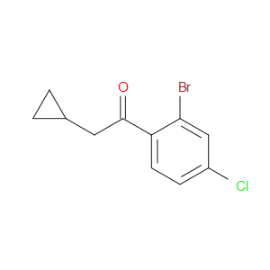 Ethanone, 1-(2-bromo-4-chlorophenyl)-2-cyclopropyl-