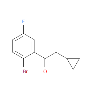 Ethanone, 1-(2-bromo-5-fluorophenyl)-2-cyclopropyl-