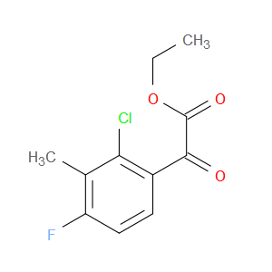 ethyl 2-(2-chloro-4-fluoro-3-methylphenyl)-2-oxoacetate