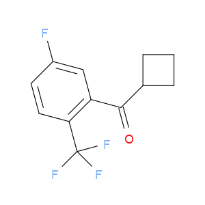 cyclobutyl(5-fluoro-2-(trifluoromethyl)phenyl)methanone