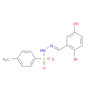 N'-(2-bromo-5-hydroxybenzylidene)-4-methylbenzenesulfonohydrazide