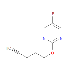 5-Bromo-2-(4-pentyn-1-yloxy)pyrimidine