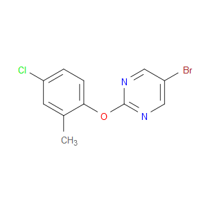 Pyrimidine, 5-bromo-2-(4-chloro-2-methylphenoxy)-