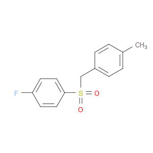 Sulfone, p-fluorophenyl p-methylbenzyl