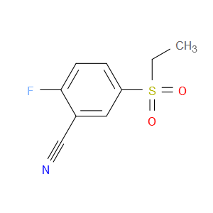 Benzonitrile, 5-(ethylsulfonyl)-2-fluoro-