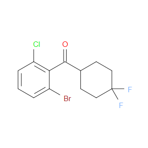 (2-Bromo-6-chlorophenyl)(4,4-difluorocyclohexyl)methanone