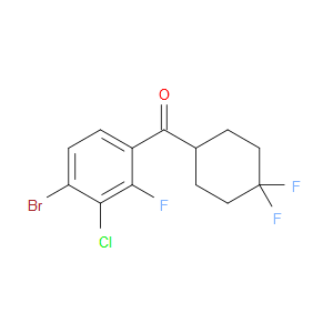 (4-Bromo-3-chloro-2-fluorophenyl)(4,4-difluorocyclohexyl)methanone