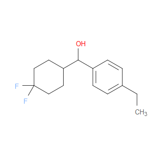 α-(4,4-Difluorocyclohexyl)-4-ethylbenzenemethanol