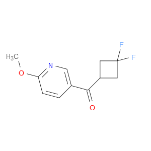 (3,3-Difluorocyclobutyl)(6-methoxy-3-pyridinyl)methanone