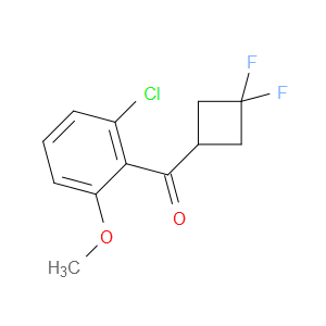 (2-Chloro-6-methoxyphenyl)(3,3-difluorocyclobutyl)methanone