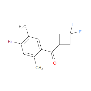 (4-Bromo-2,5-dimethylphenyl)(3,3-difluorocyclobutyl)methanone