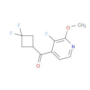 (3,3-Difluorocyclobutyl)(3-fluoro-2-methoxy-4-pyridinyl)methanone