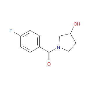 Methanone, (4-fluorophenyl)(3-hydroxy-1-pyrrolidinyl)-