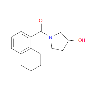 Methanone, (3-hydroxy-1-pyrrolidinyl)(5,6,7,8-tetrahydro-1-naphthalenyl)-