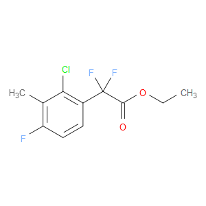 ethyl 2-(2-chloro-4-fluoro-3-methylphenyl)-2,2-difluoroacetate
