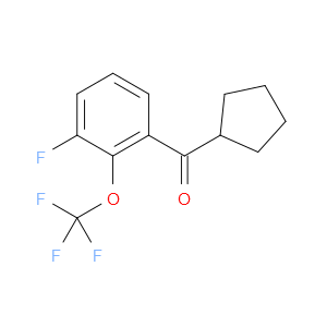 cyclopentyl(3-fluoro-2-(trifluoromethoxy)phenyl)methanone